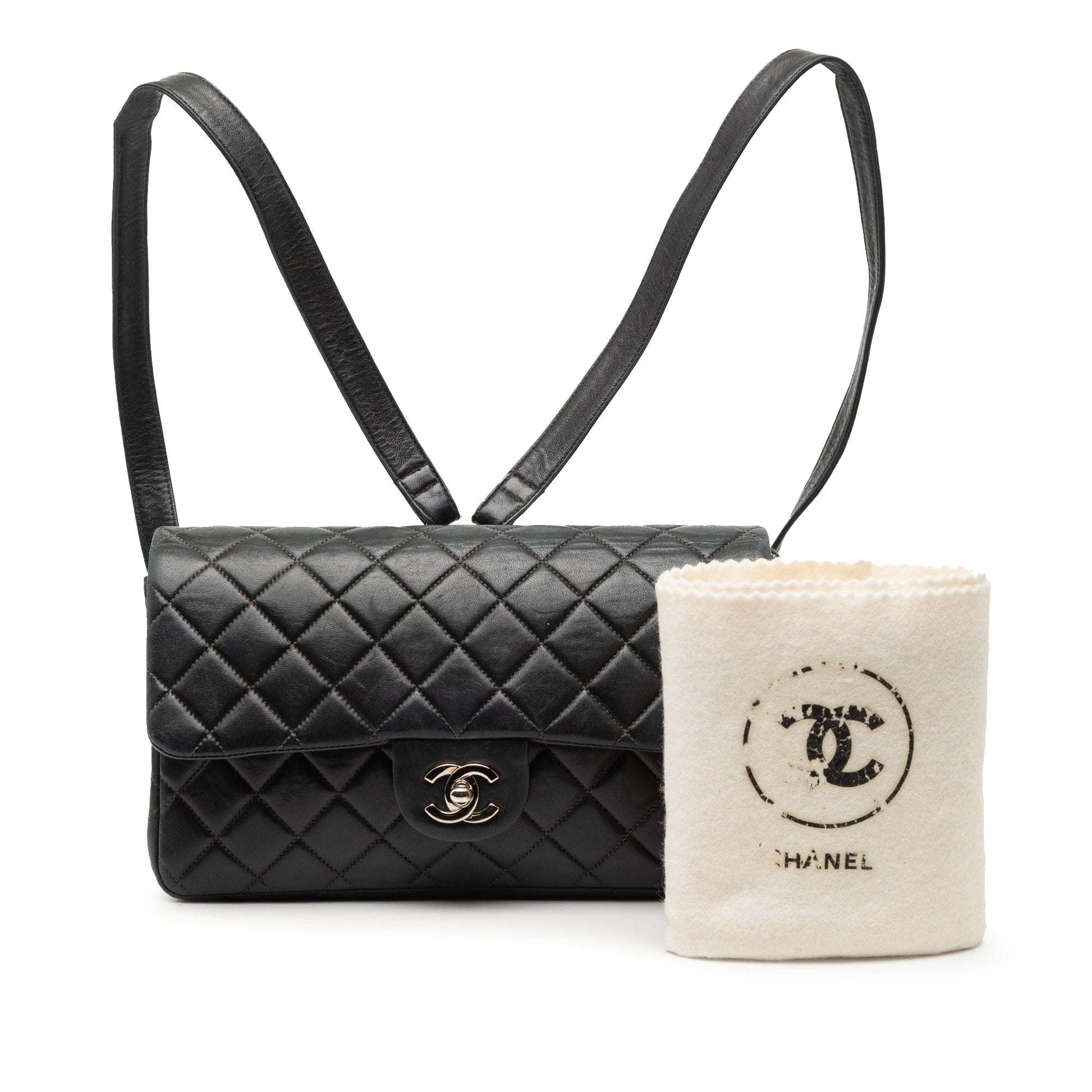 Chanel Medium Quilted Lambskin Flap Backpack