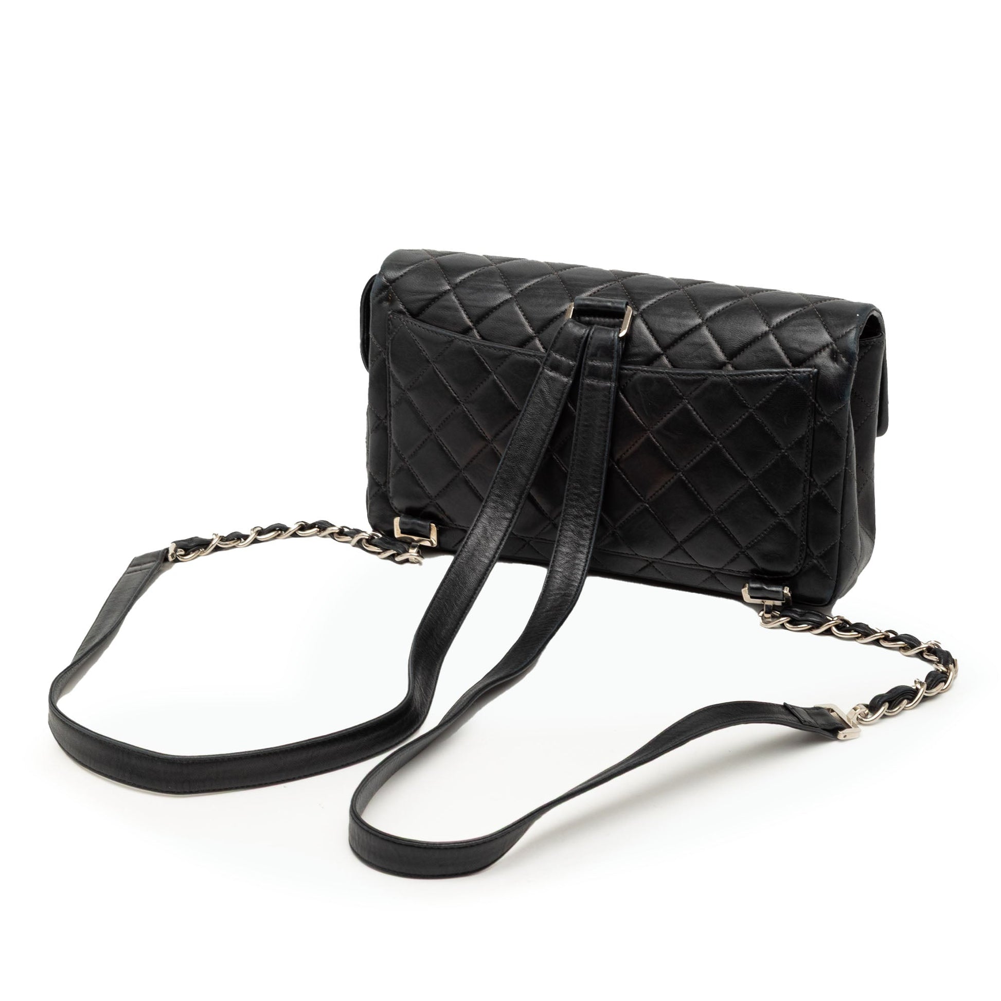 Chanel Medium Quilted Lambskin Flap Backpack