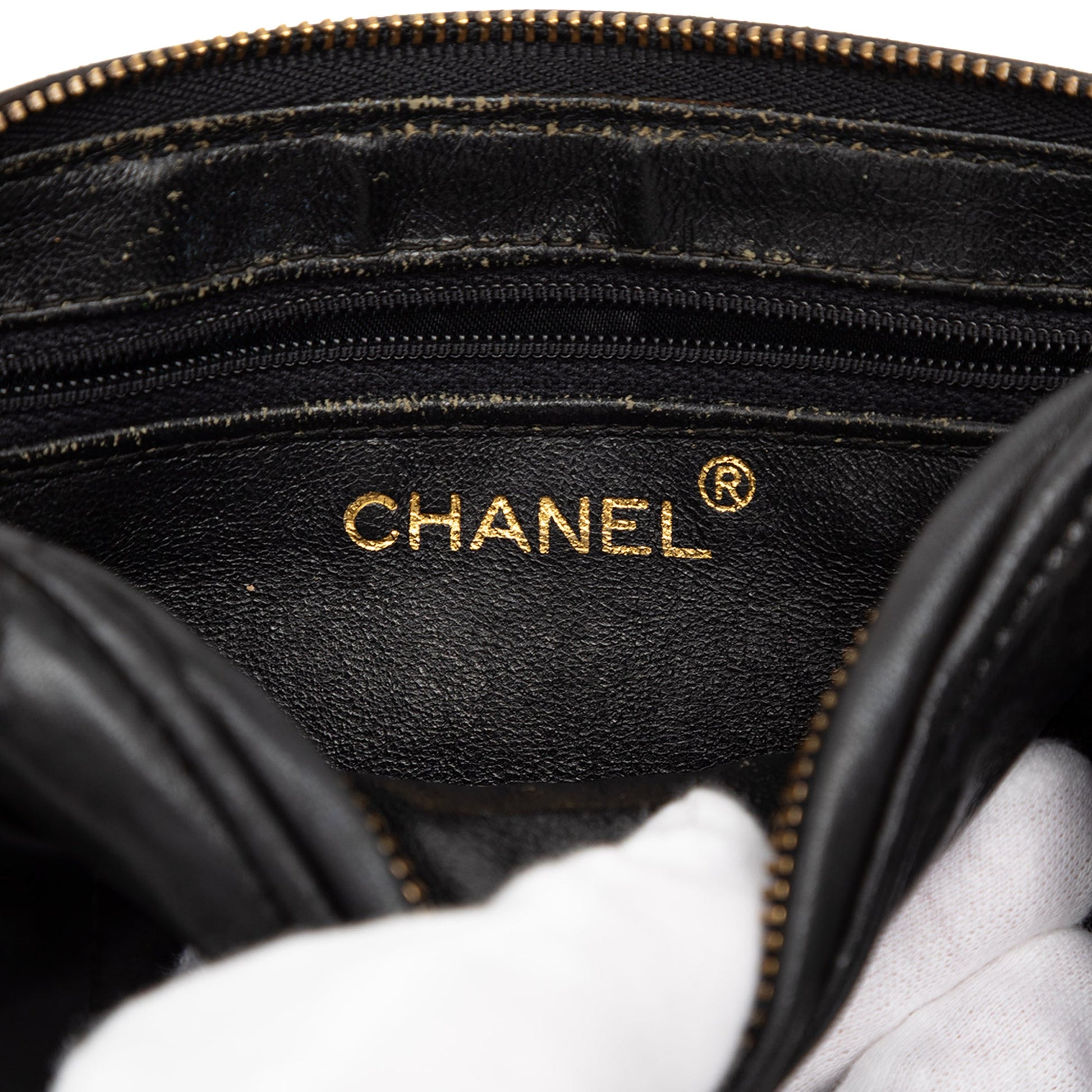 Chanel Quilted Lambskin Tassel Barrel Crossbody