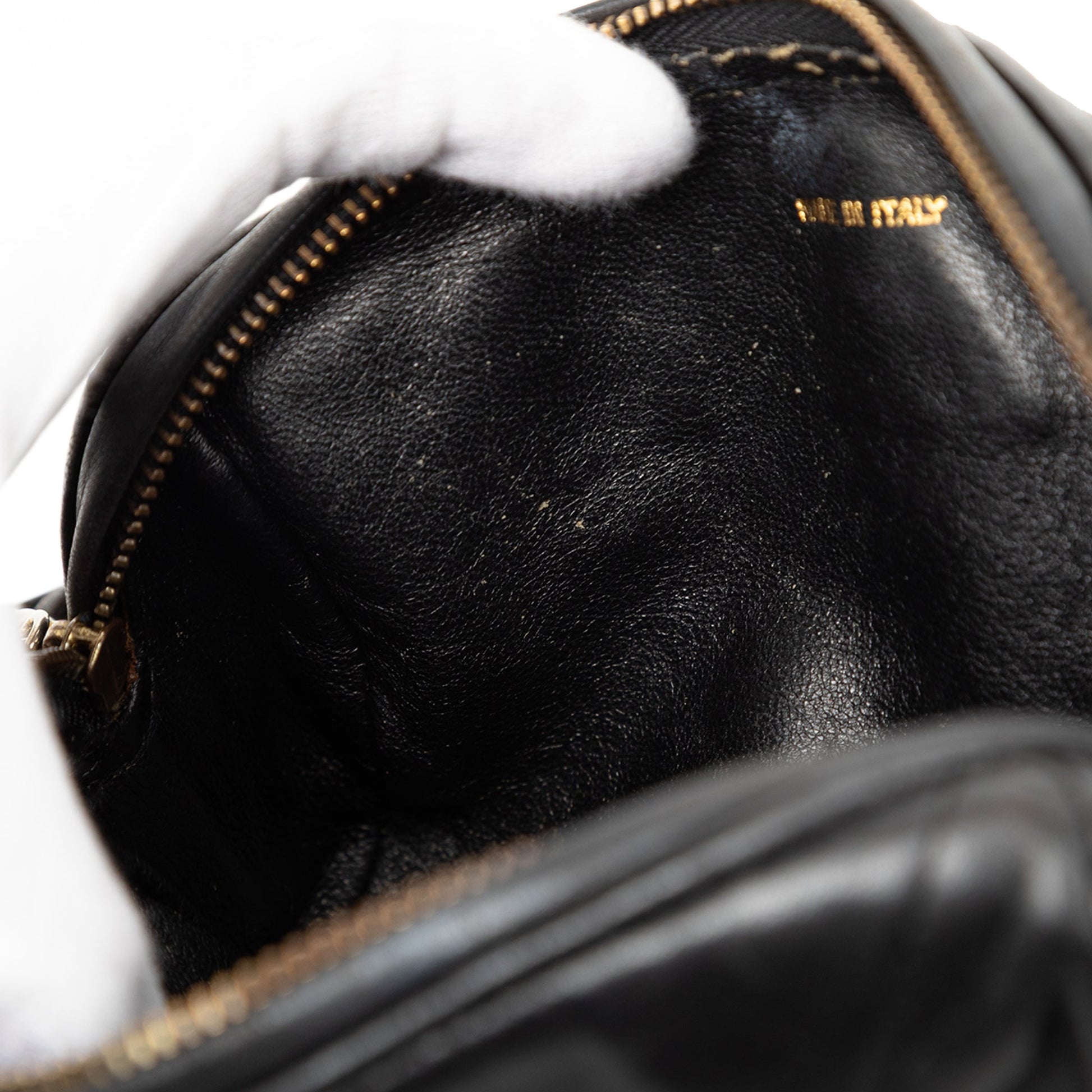 Chanel Quilted Lambskin Tassel Barrel Crossbody