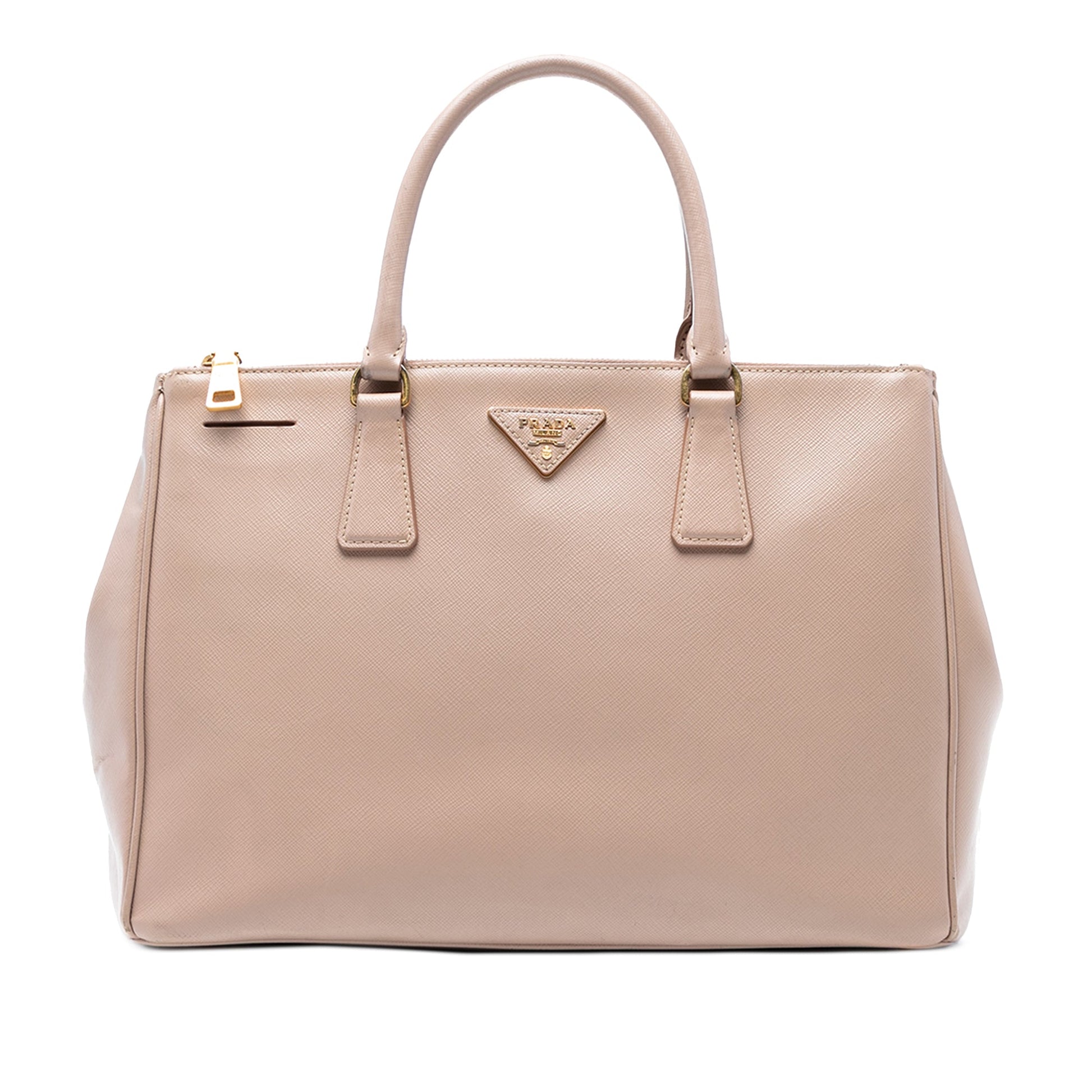 Prada Large Saffiano Lux Galleria Double Zip Tote