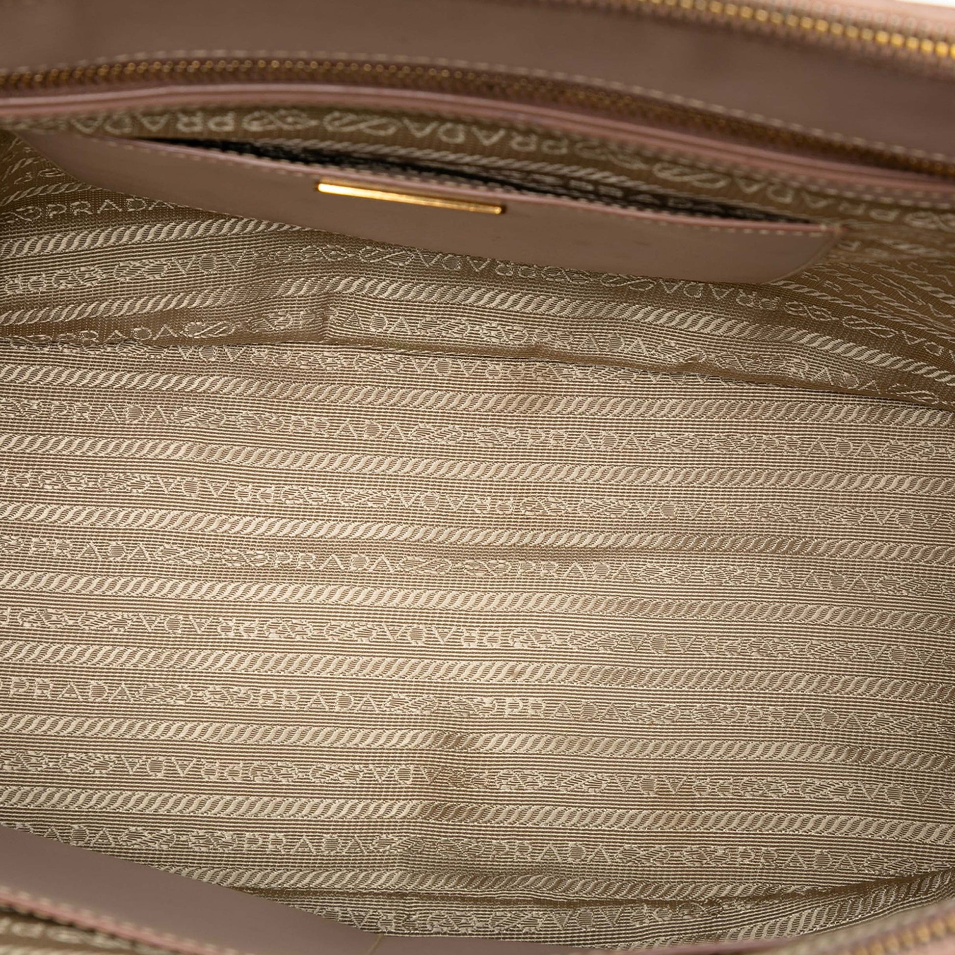 Prada Large Saffiano Lux Galleria Double Zip Tote