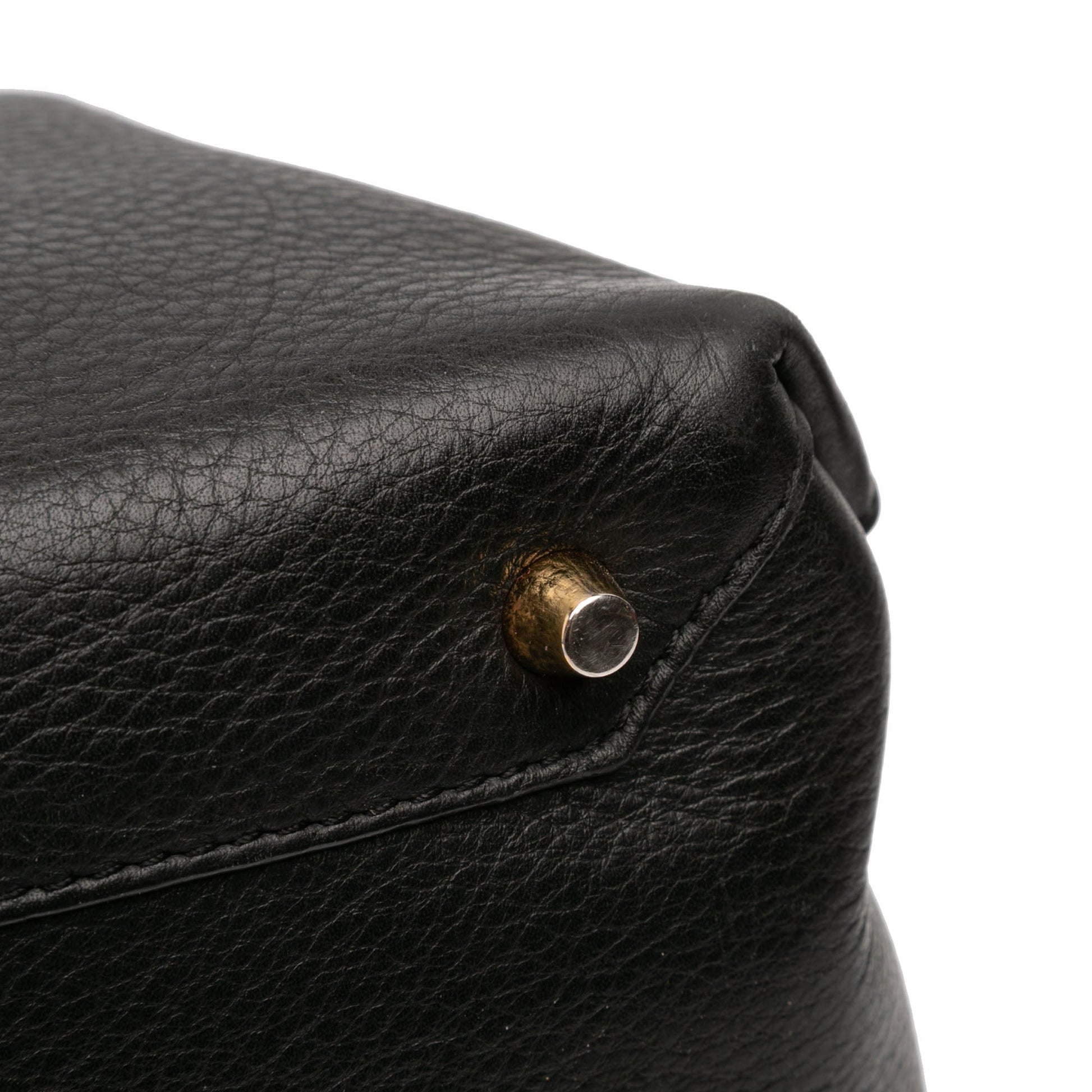 Burberry Large Leather and House Check Banner Satchel