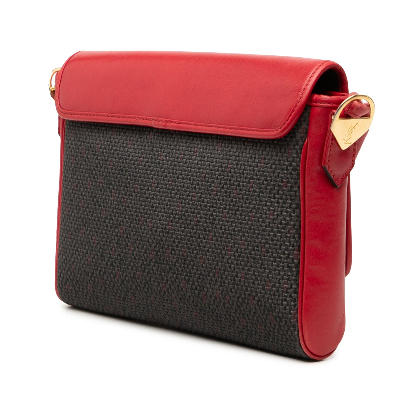 Coated Canvas Envelope Crossbody
