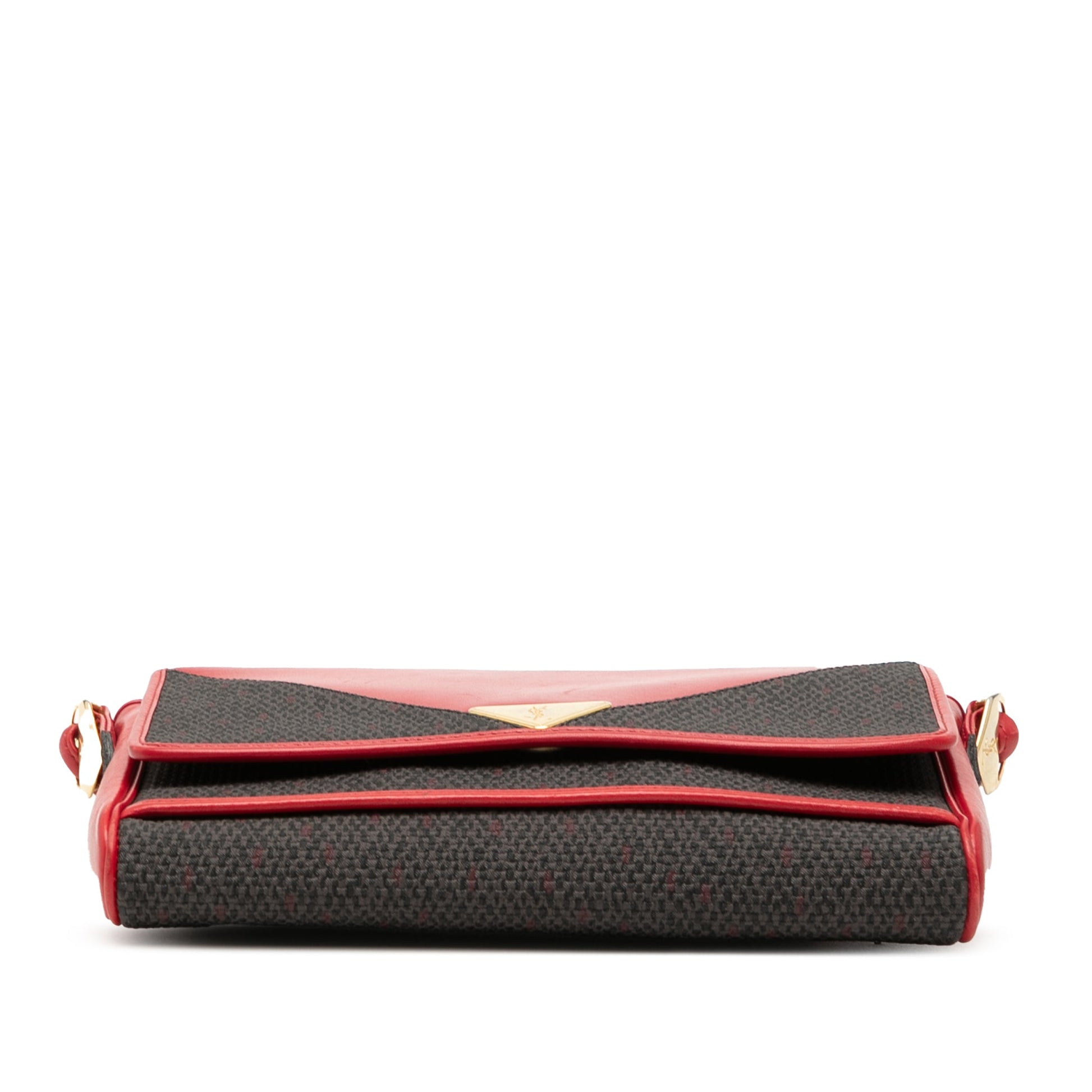 Coated Canvas Envelope Crossbody