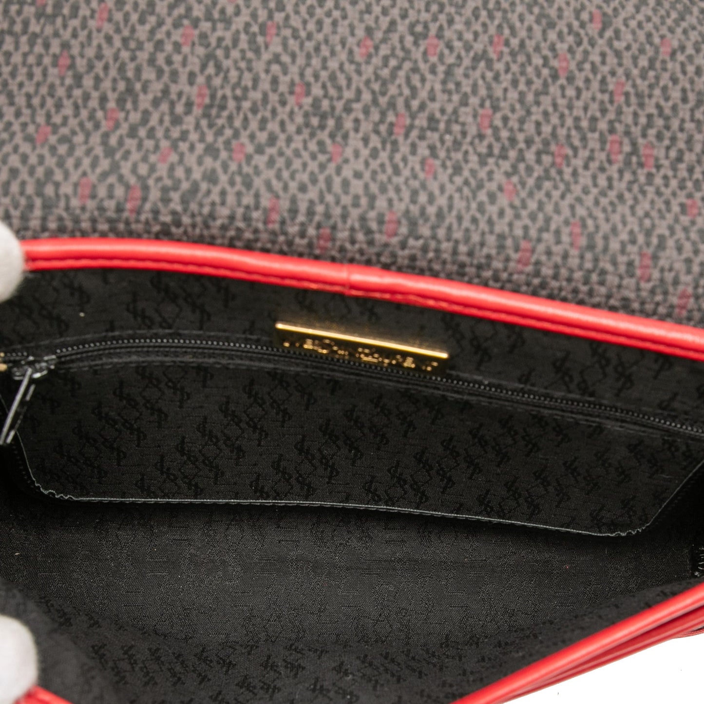 Coated Canvas Envelope Crossbody