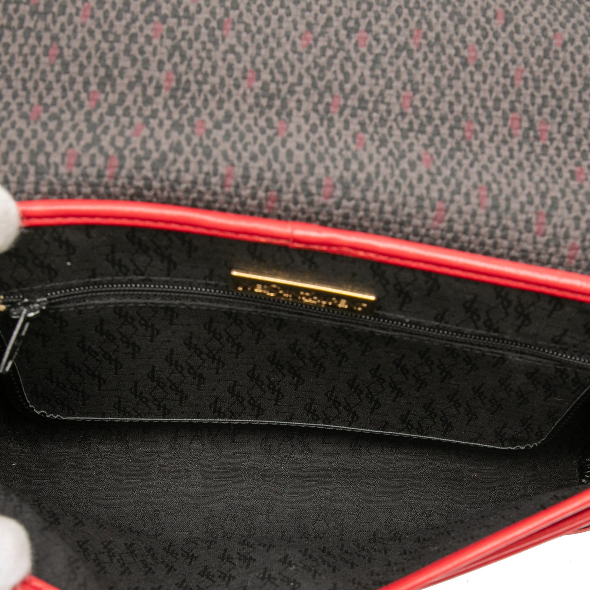 Coated Canvas Envelope Crossbody