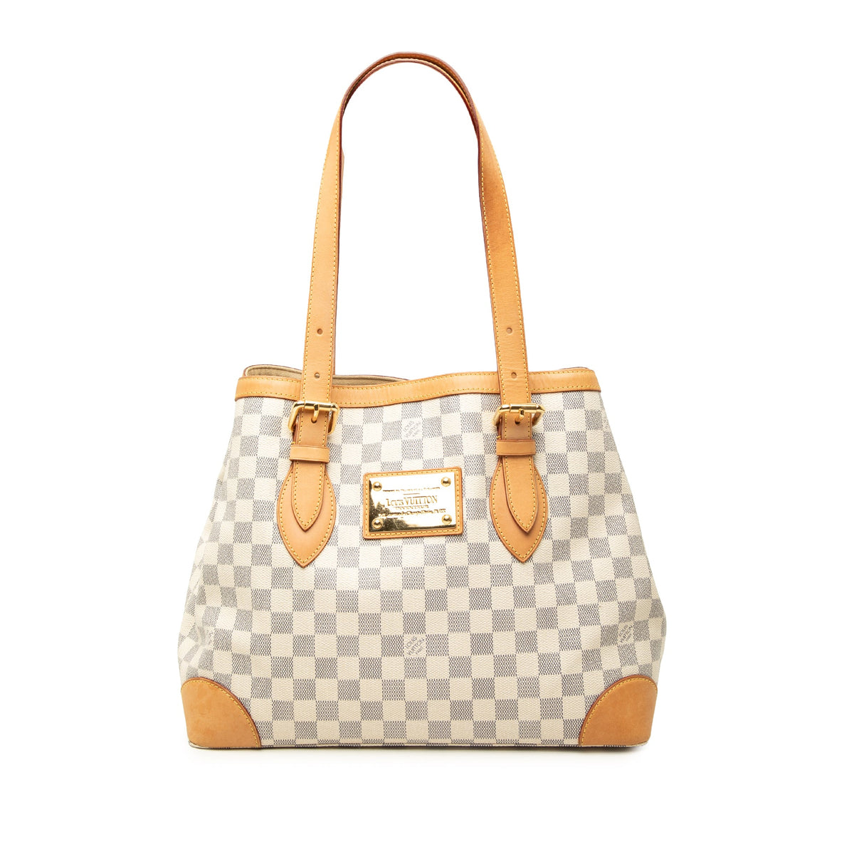 Louis Vuitton Damier Azur Hampstead MM — White