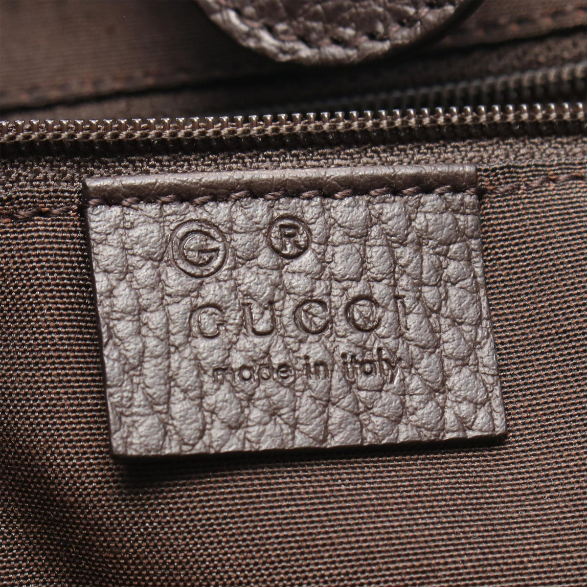 Gucci Small Leather Bamboo Tassel Tote — Brown