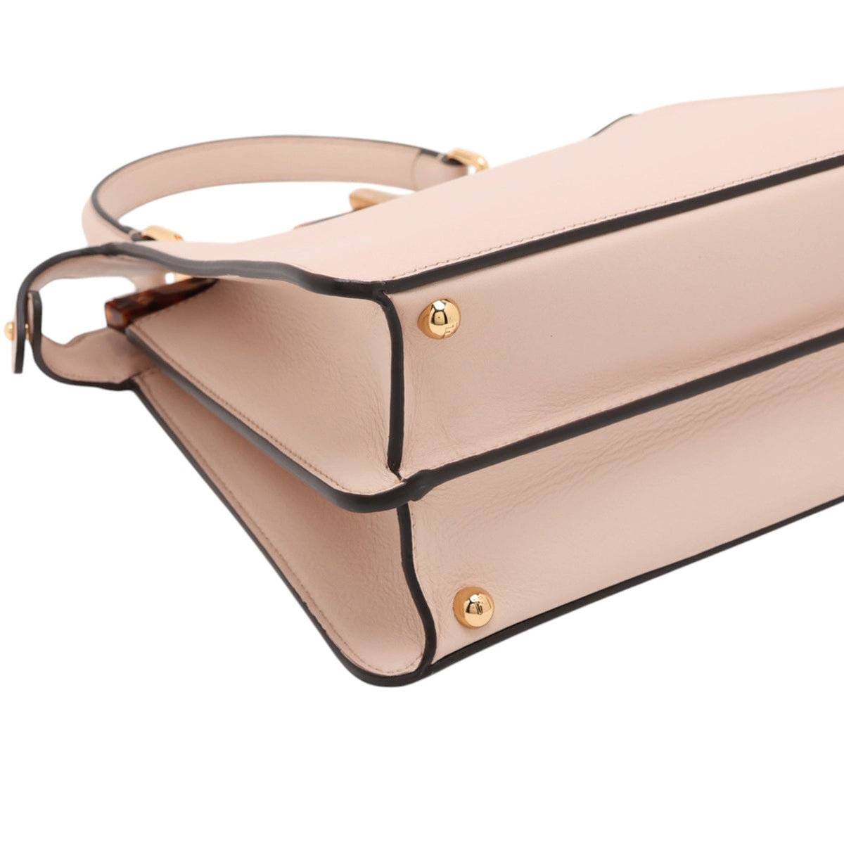 Fendi Medium Leather Peekaboo ISeeU Satchel — Pink