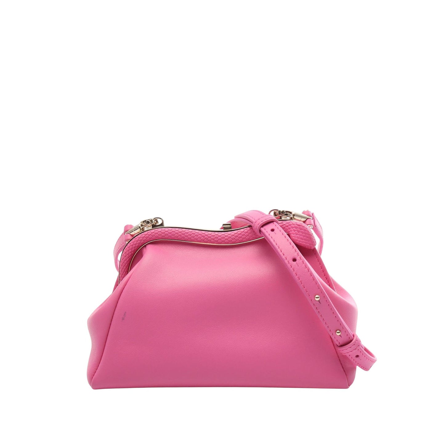 Bvlgari Leather Serpentine Pouch Crossbody