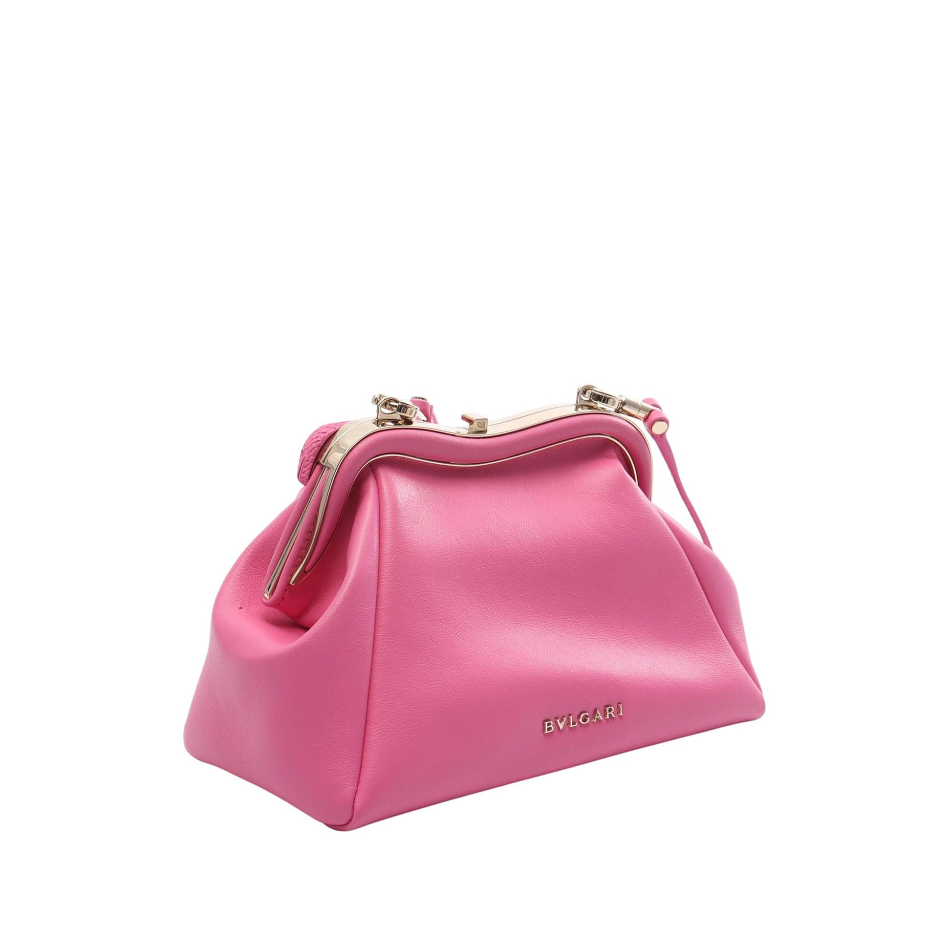 Bvlgari Leather Serpentine Pouch Crossbody