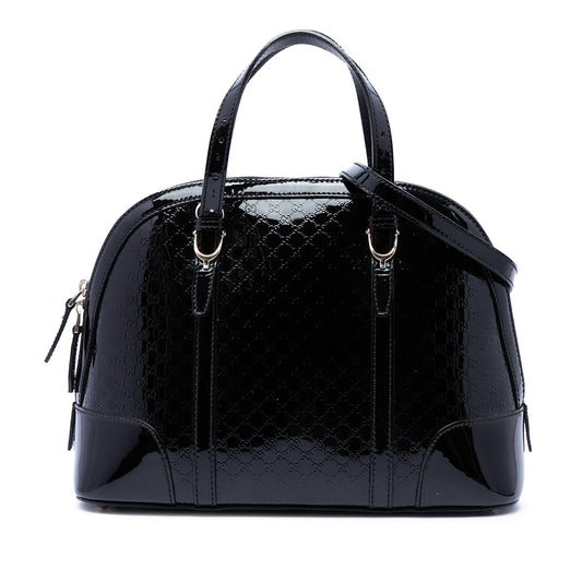 Gucci Small Microguccissima Patent Nice Satchel
