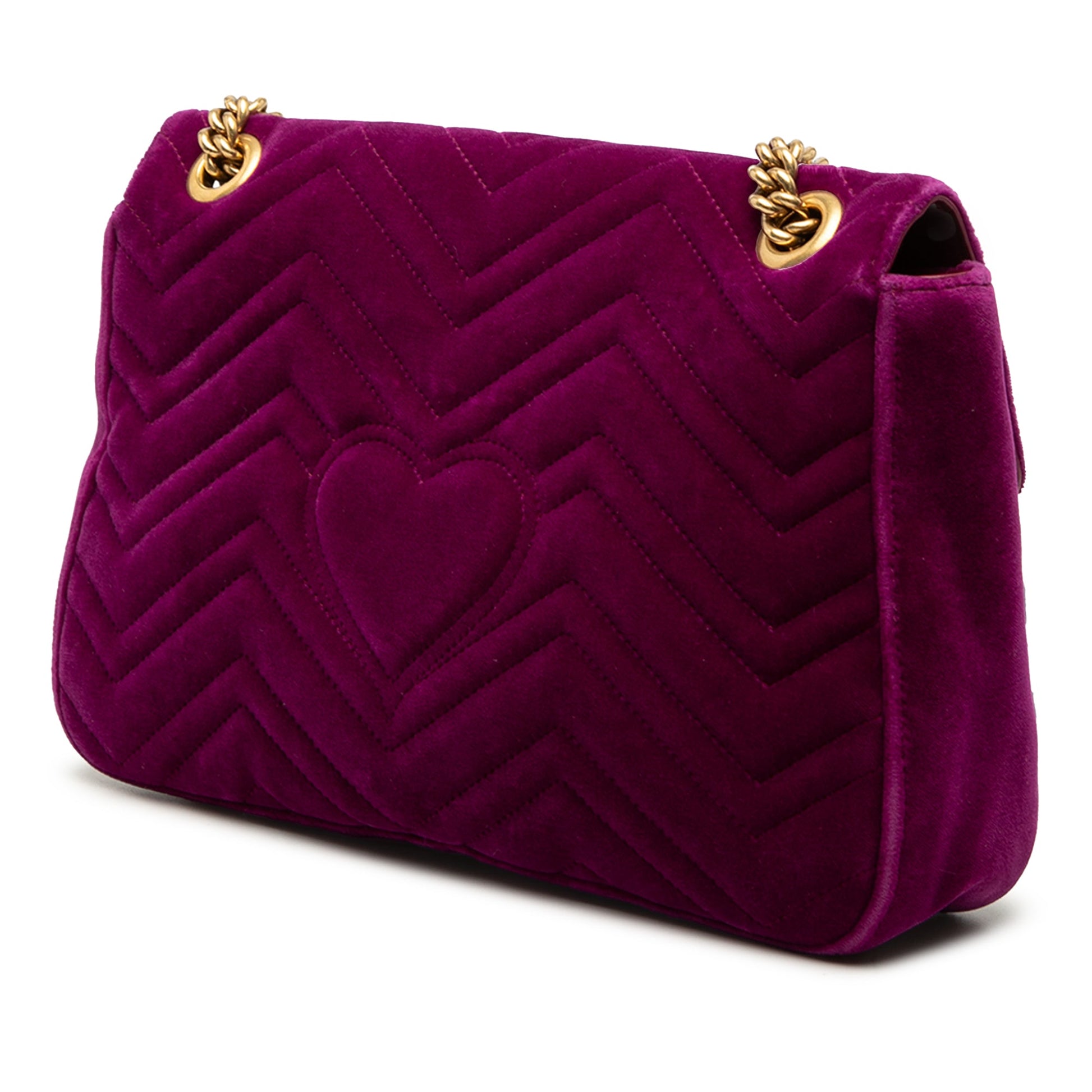 Gucci Large GG Marmont Embroidered Matelasse Velvet Loved Flap Crossbody