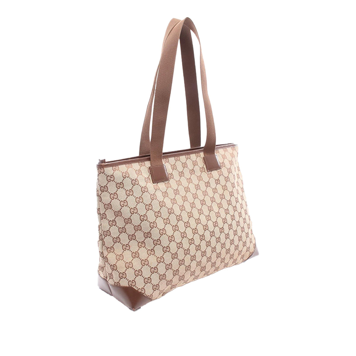Gucci GG Canvas Tote — Beige