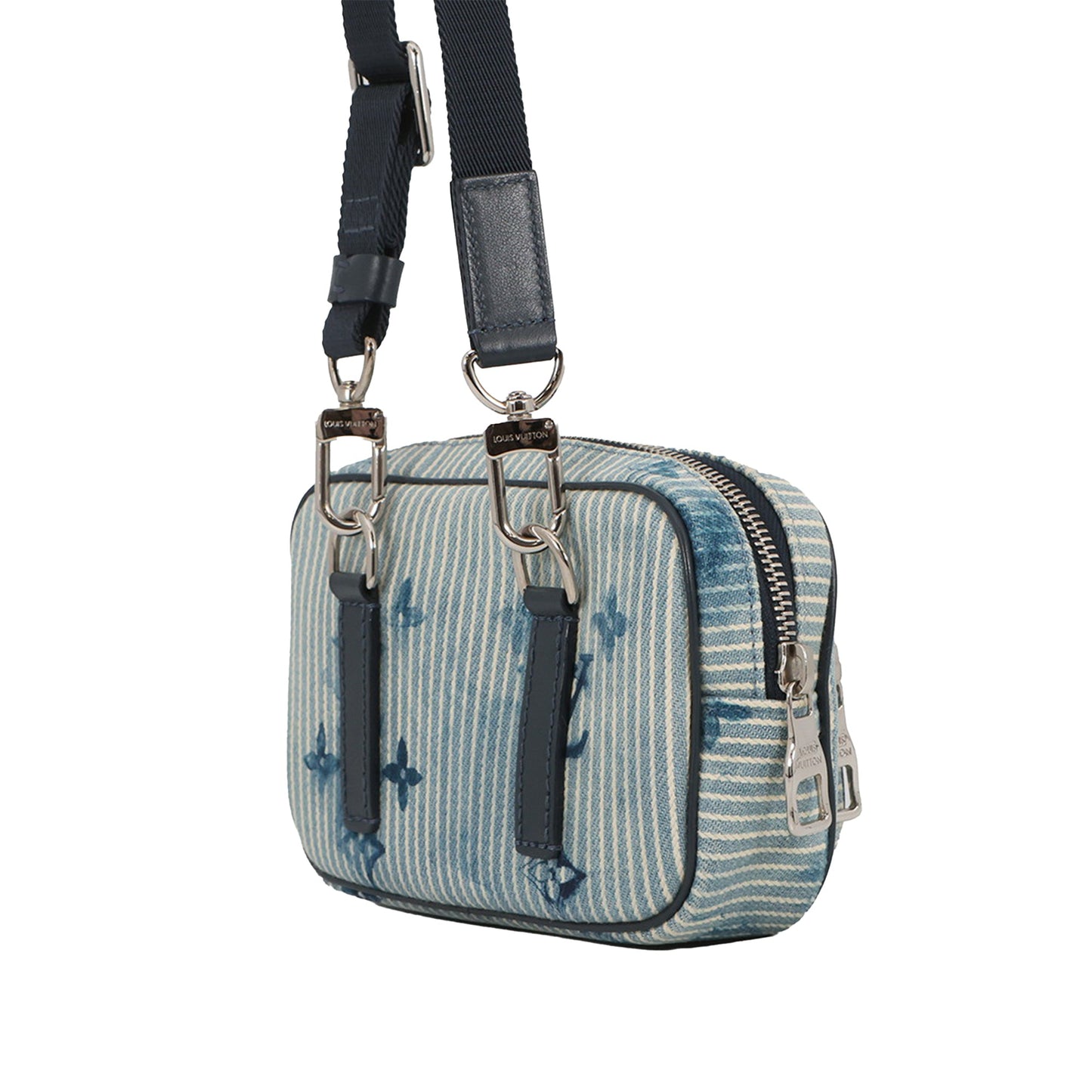 Louis Vuitton Monogram Denim Watercolor Hickory Stripes Outdoor Pouch