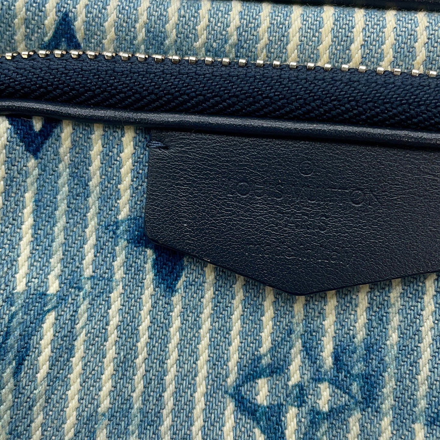 Louis Vuitton Monogram Denim Watercolor Hickory Stripes Outdoor Pouch