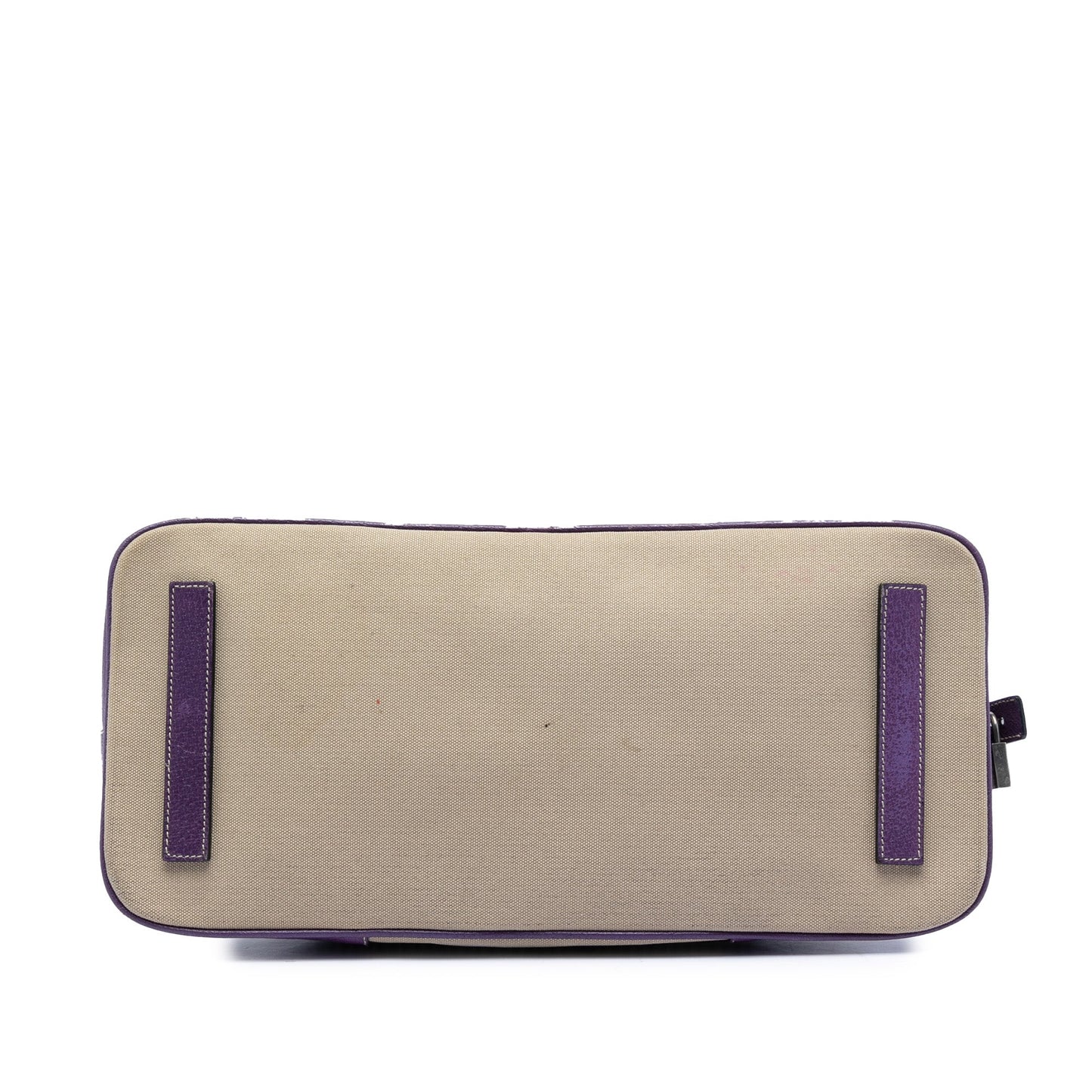 Prada Cinghiale Trimmed Canapa Dome Handbag