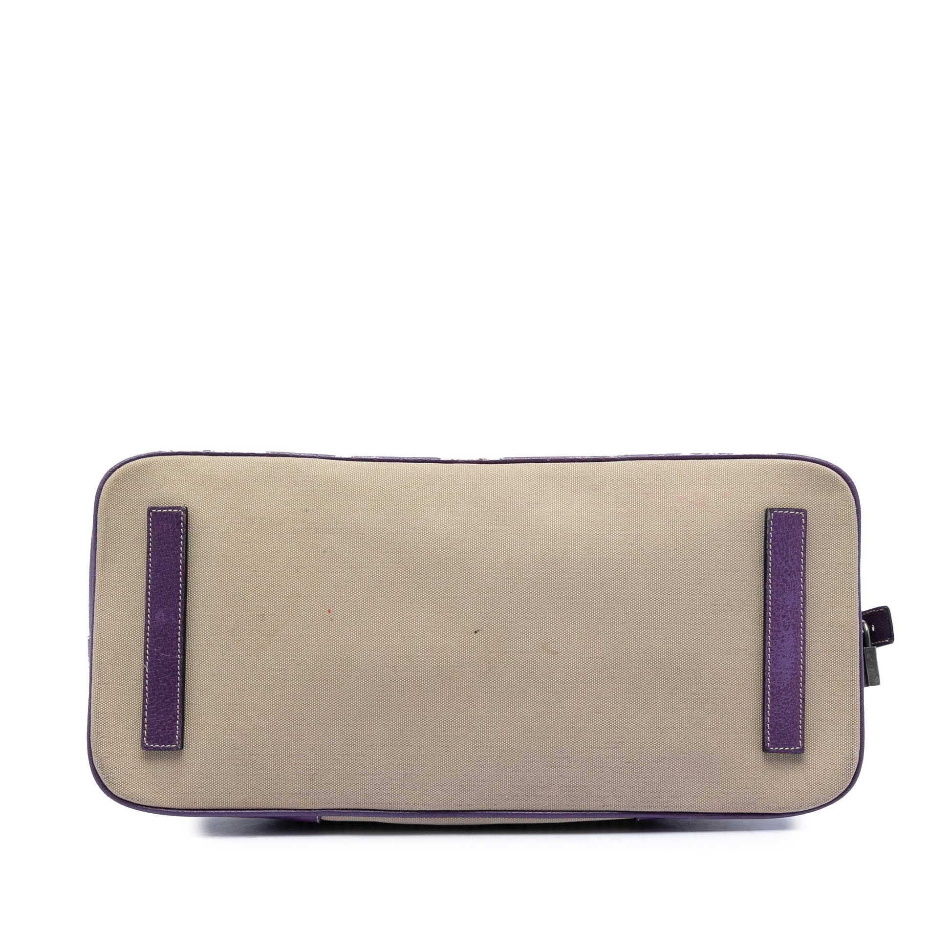 Prada Cinghiale Trimmed Canapa Dome Handbag