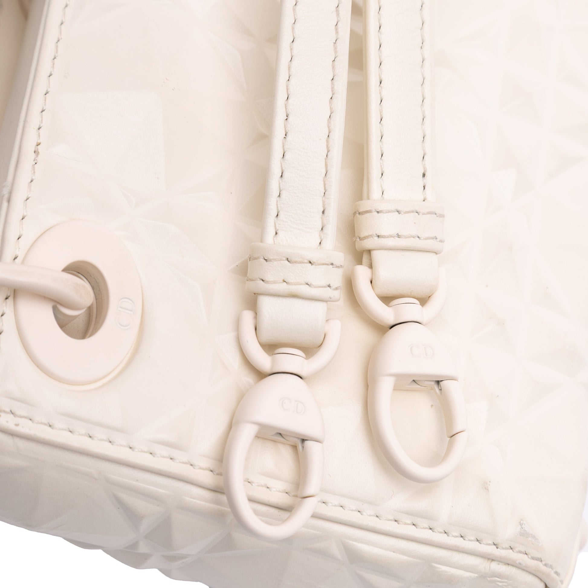 Dior Micro Ultra Matte Calfskin Cannage Diamond Motif Lady Dior