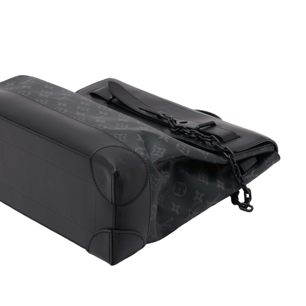 Louis Vuitton Monogram Eclipse Steamer PM — Black
