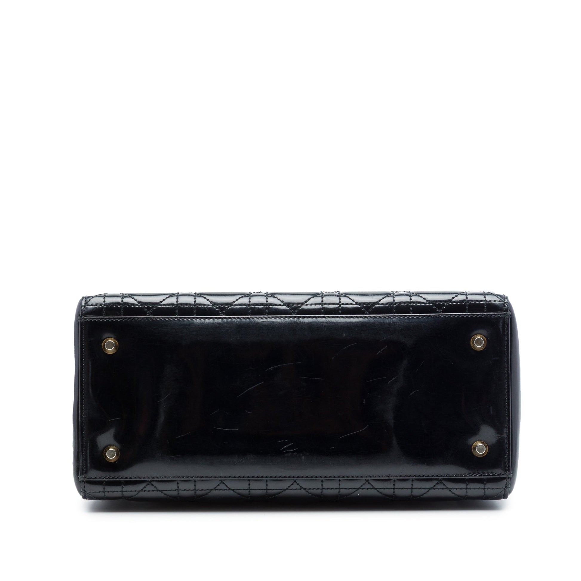 Dior Medium Patent Cannage Lady Dior