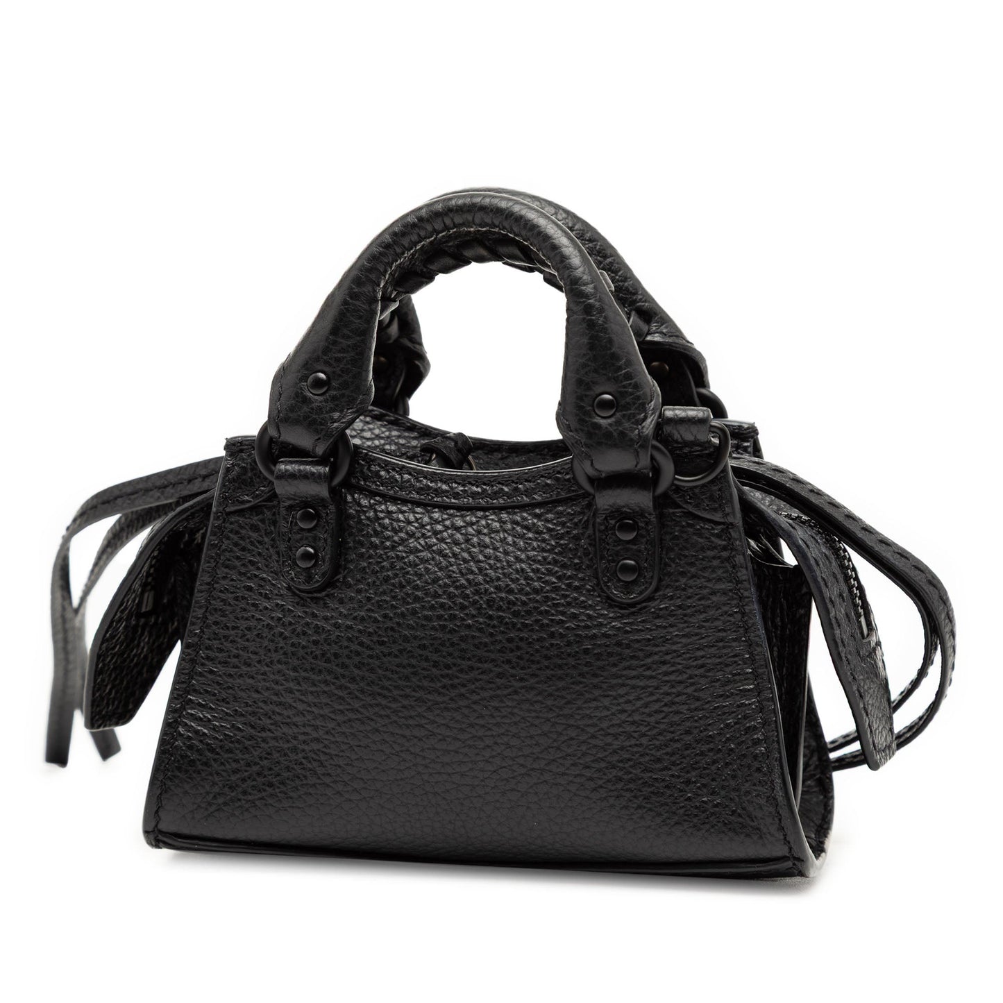 Balenciaga Super Nano Grained Calfskin Neo Classic City Satchel