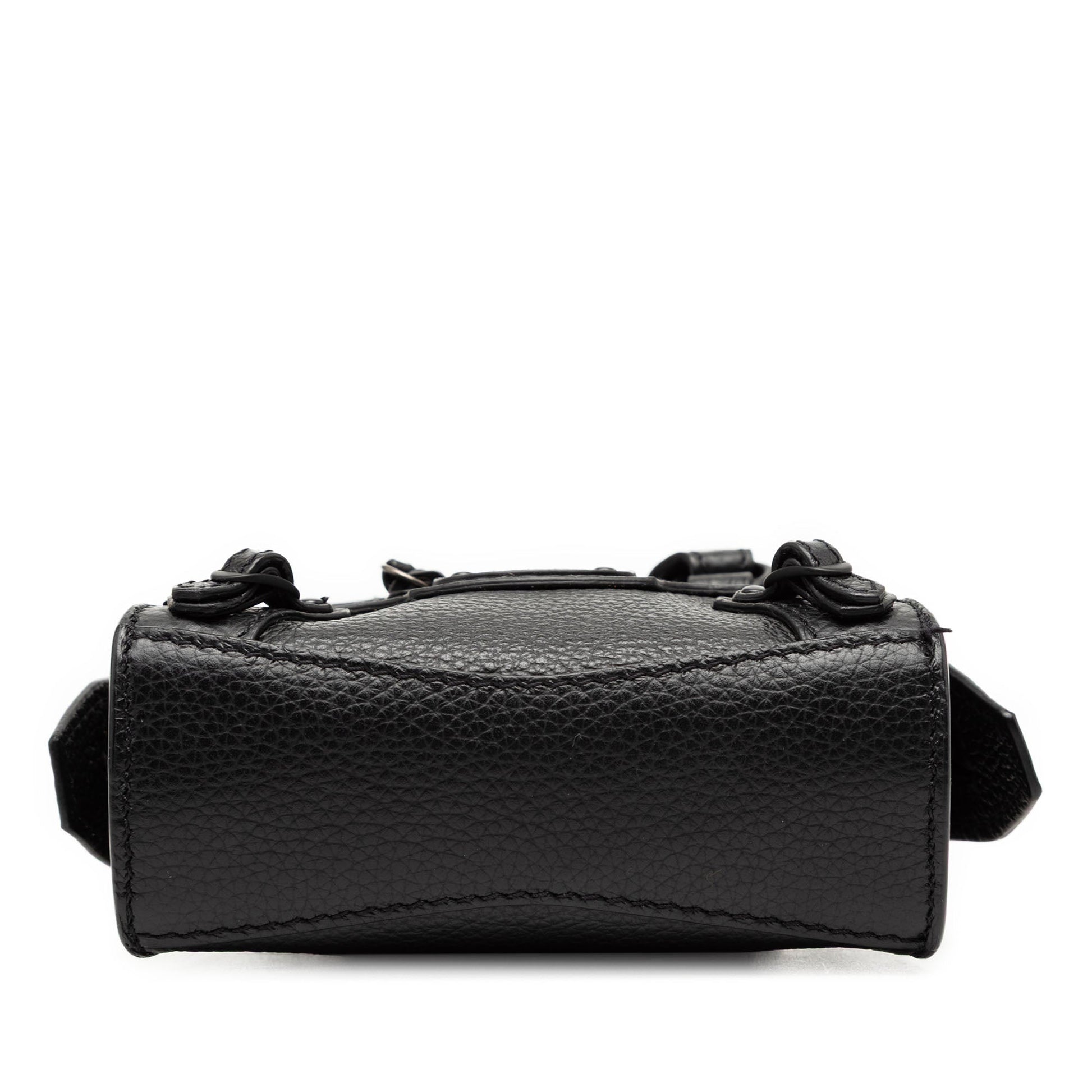 Balenciaga Super Nano Grained Calfskin Neo Classic City Satchel