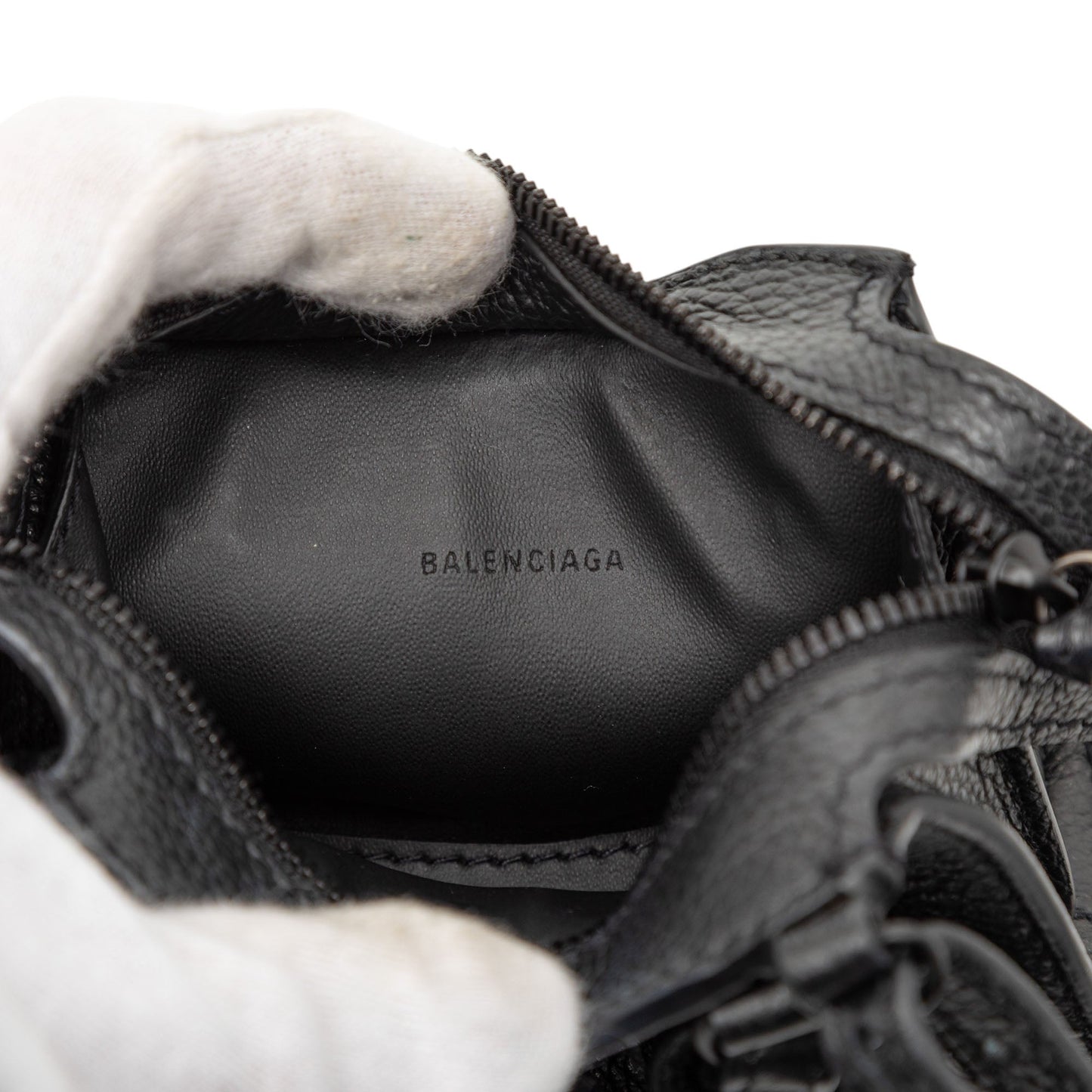 Balenciaga Super Nano Grained Calfskin Neo Classic City Satchel