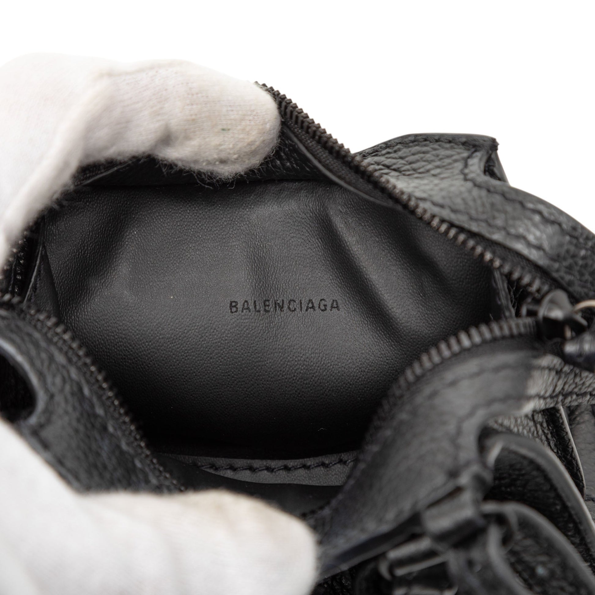 Balenciaga Super Nano Grained Calfskin Neo Classic City Satchel