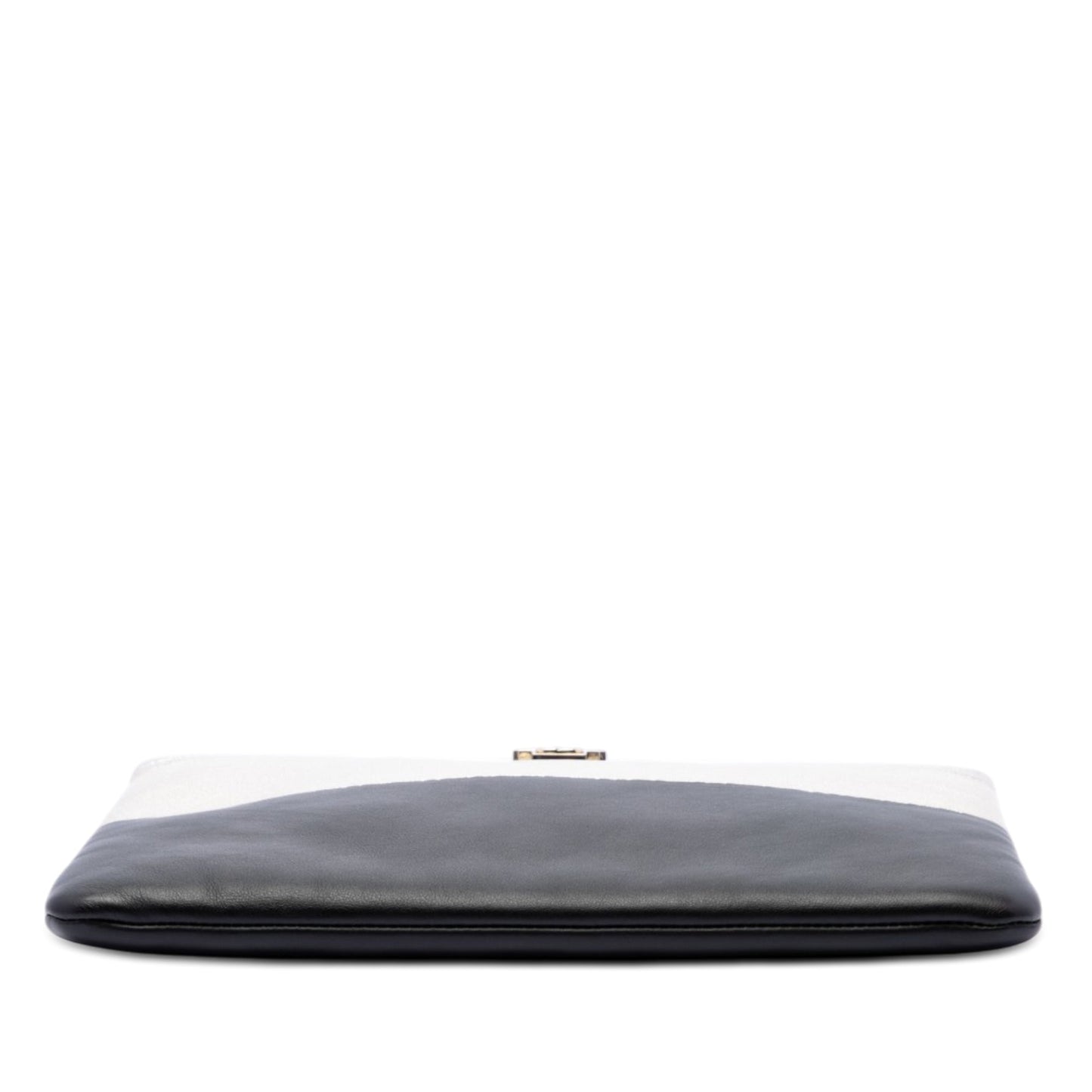 Chanel Medium Bicolor Goatskin Boy O Case Clutch