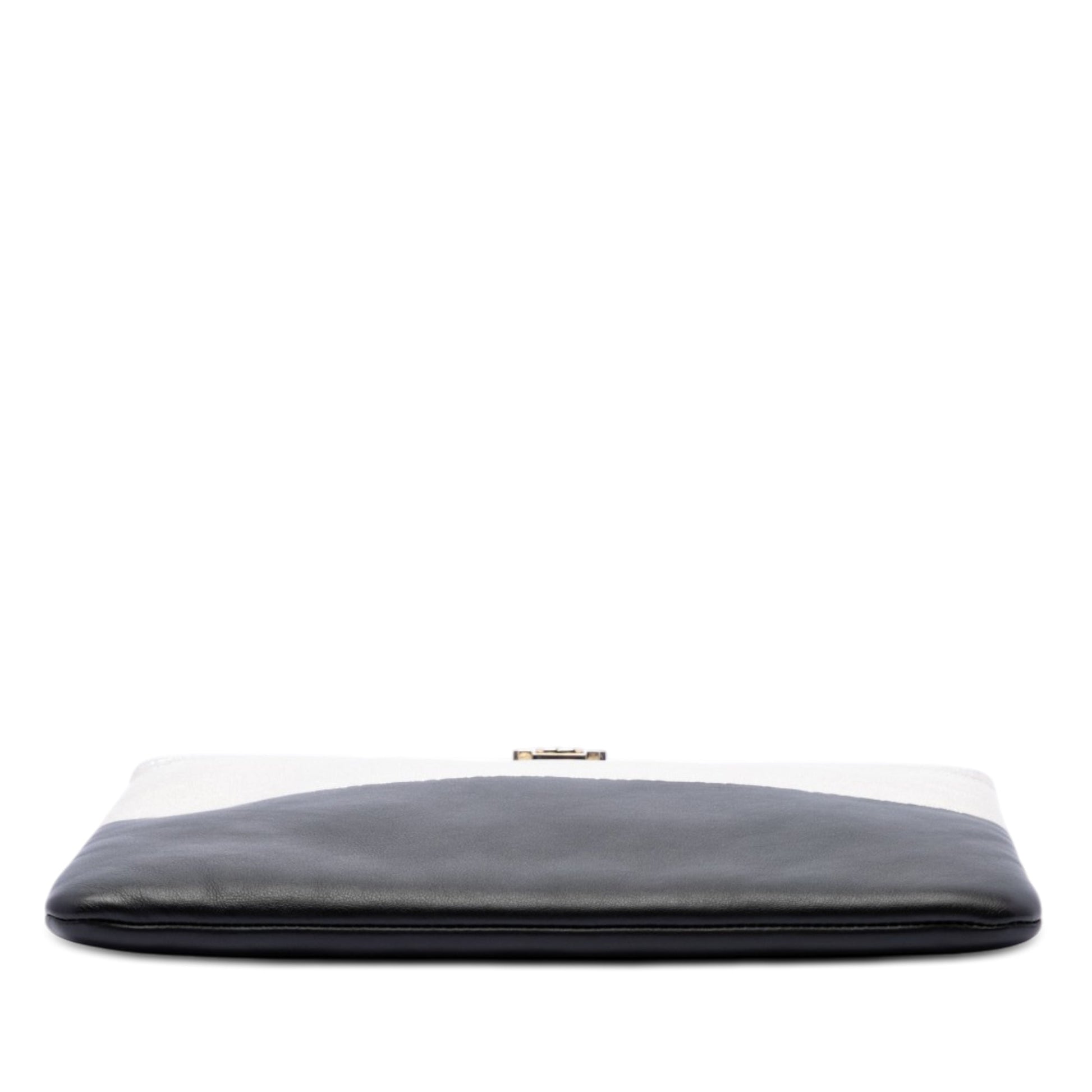 Chanel Medium Bicolor Goatskin Boy O Case Clutch