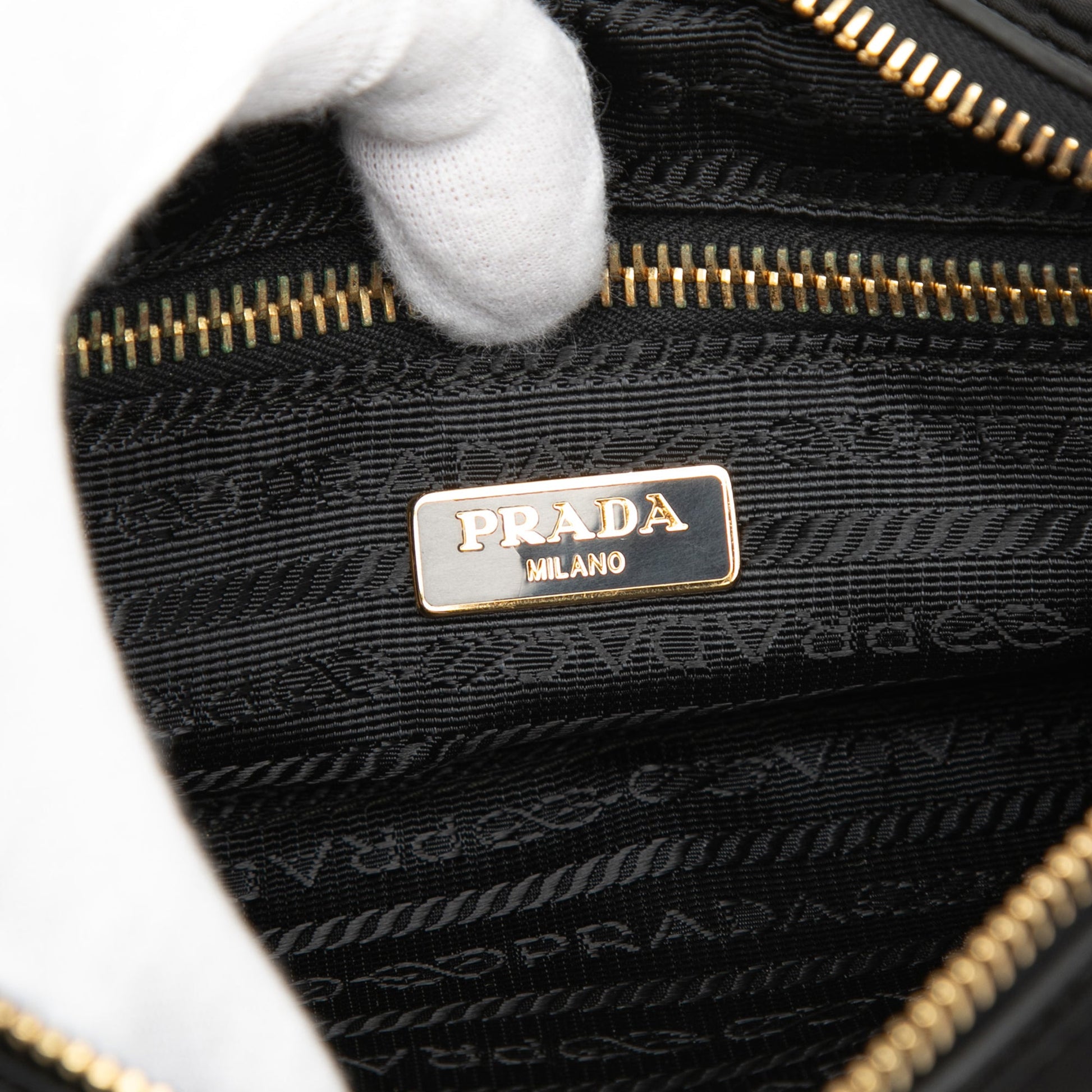 Prada Small Tessuto Front Pocket Camera Bag