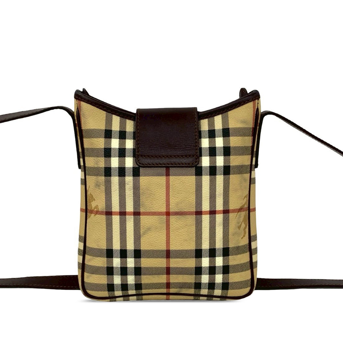 Burberry Haymarket Check Coated Canvas Crossbody