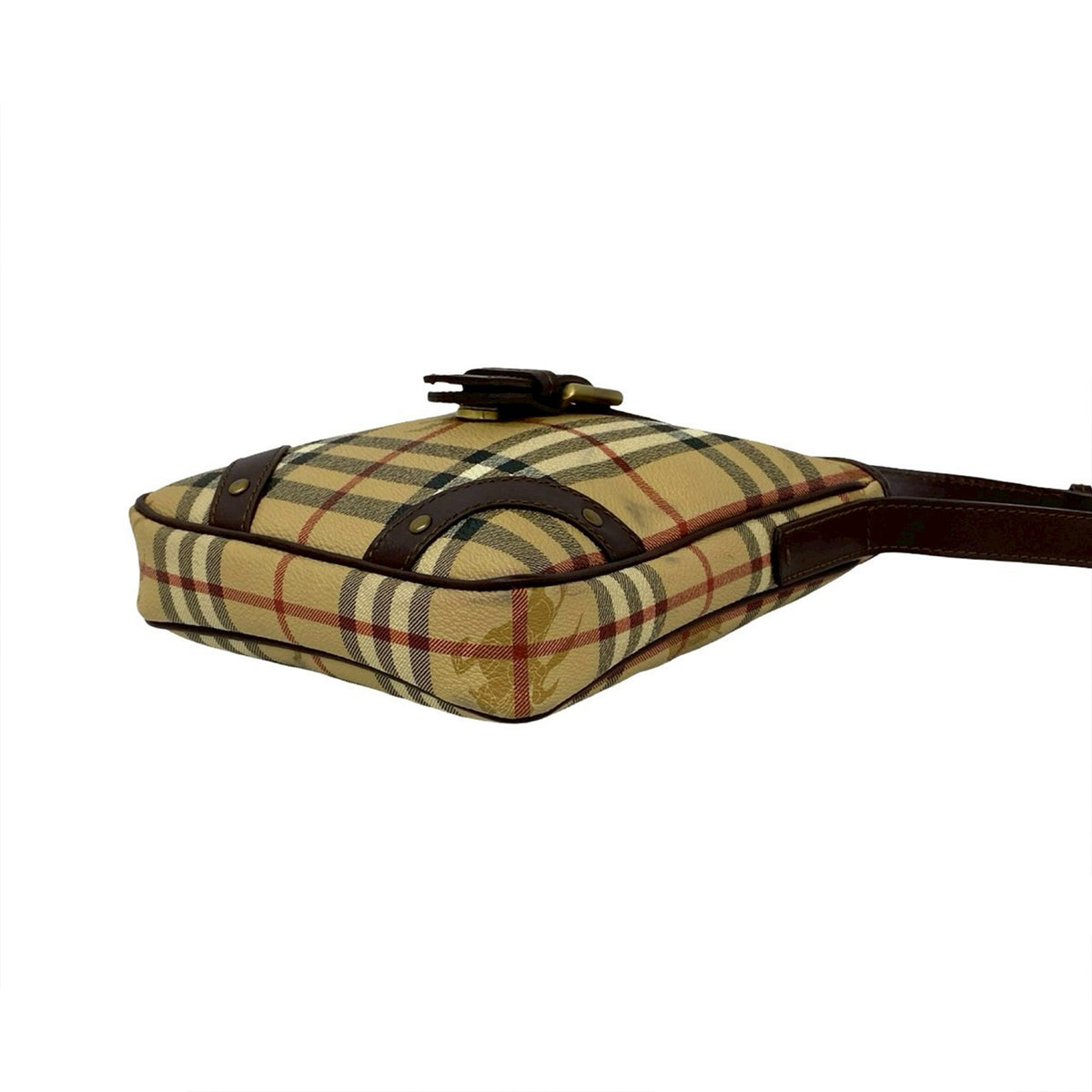 Burberry Haymarket Check Coated Canvas Crossbody