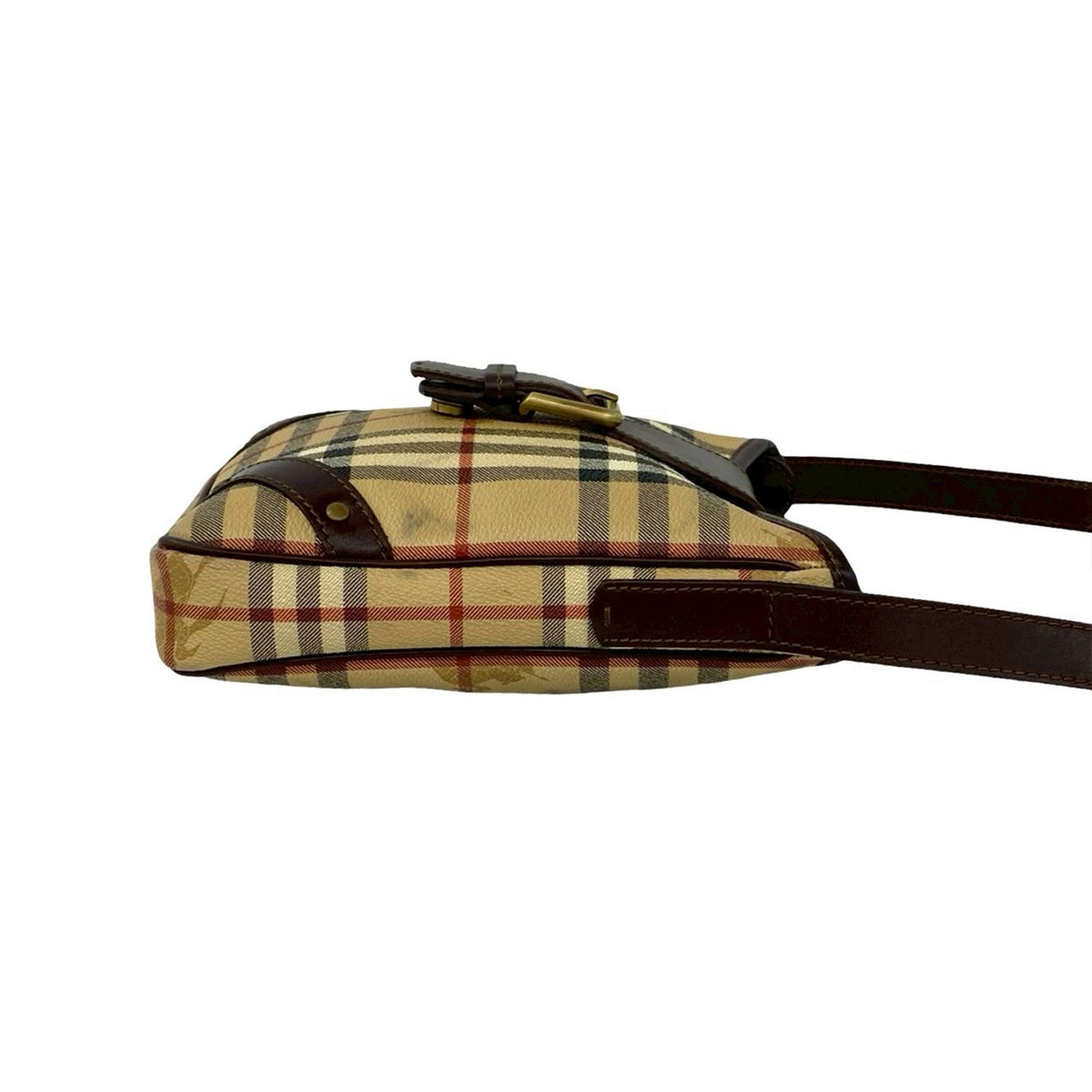 Burberry Haymarket Check Coated Canvas Crossbody