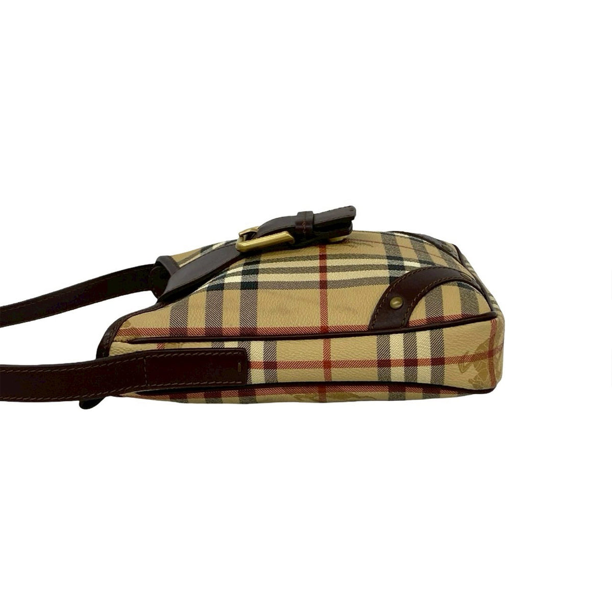 Burberry Haymarket Check Coated Canvas Crossbody