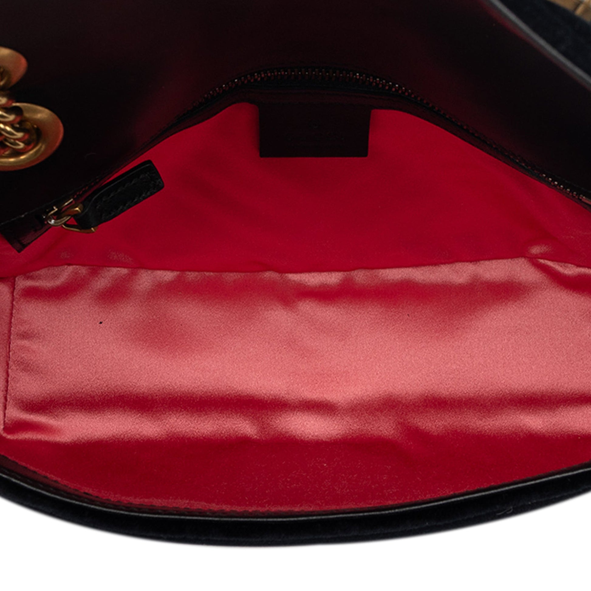 Gucci Medium GG Marmont Matelasse Velvet Crystal Embellished Shoulder Bag