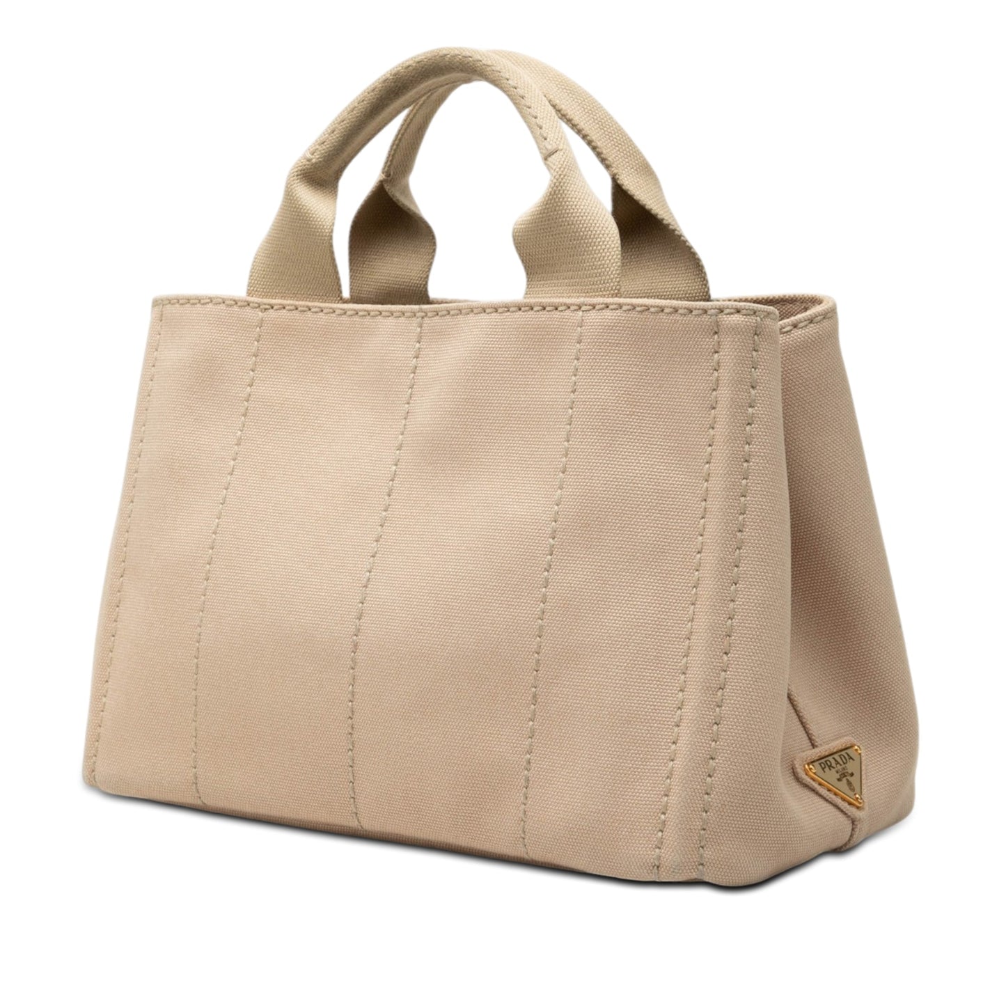 Prada Small Canvas Canapa Logo Tote