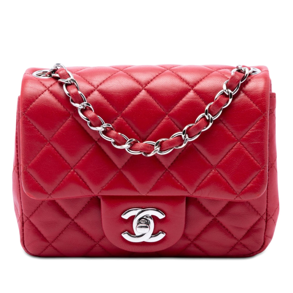 Chanel Mini Square Classic Lambskin Single Flap