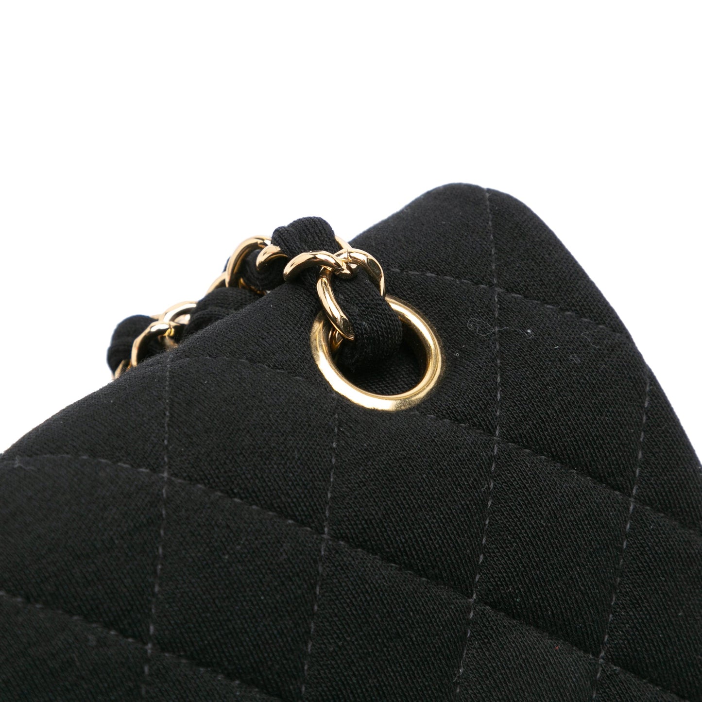 Chanel Medium Classic Jersey Double Flap