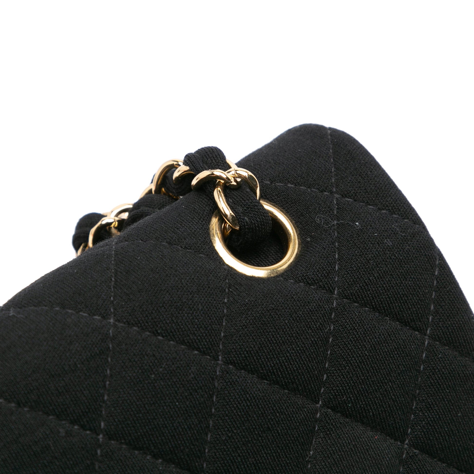 Chanel Medium Classic Jersey Double Flap