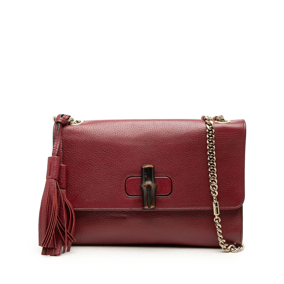 Gucci Medium Calfskin Miss Bamboo Crossbody