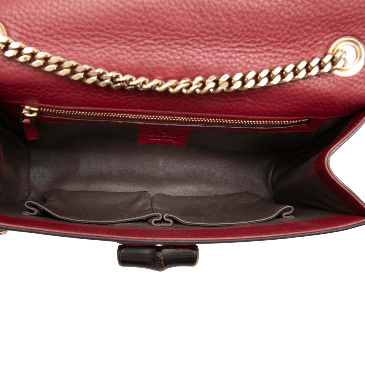 Gucci Medium Calfskin Miss Bamboo Crossbody