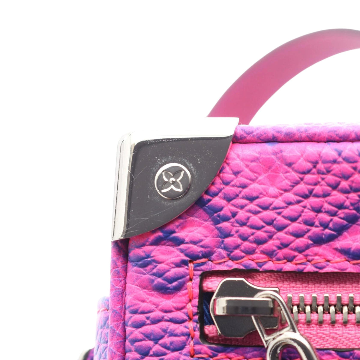 Louis Vuitton Monogram Taurillon Illusion Mini Soft Trunk — Pink