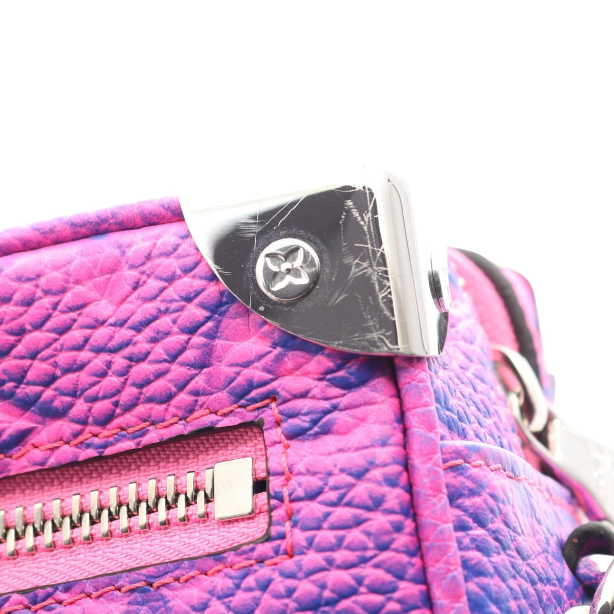 Louis Vuitton Monogram Taurillon Illusion Mini Soft Trunk — Pink