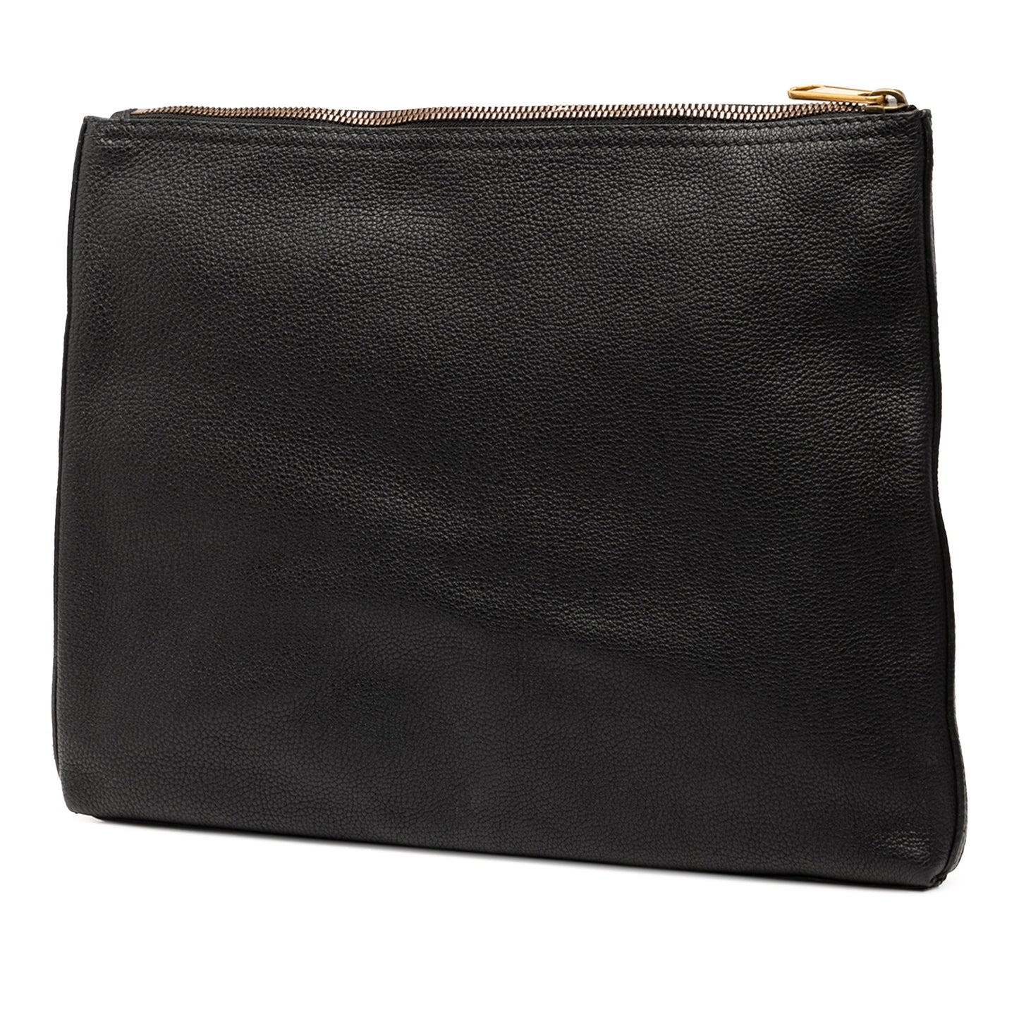Gucci Medium Leather Logo Portfolio Clutch