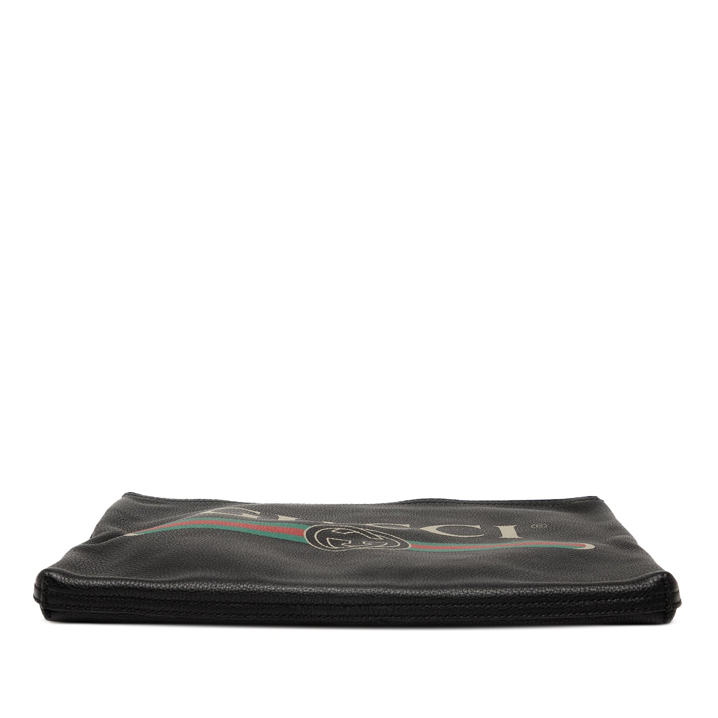 Gucci Medium Leather Logo Portfolio Clutch