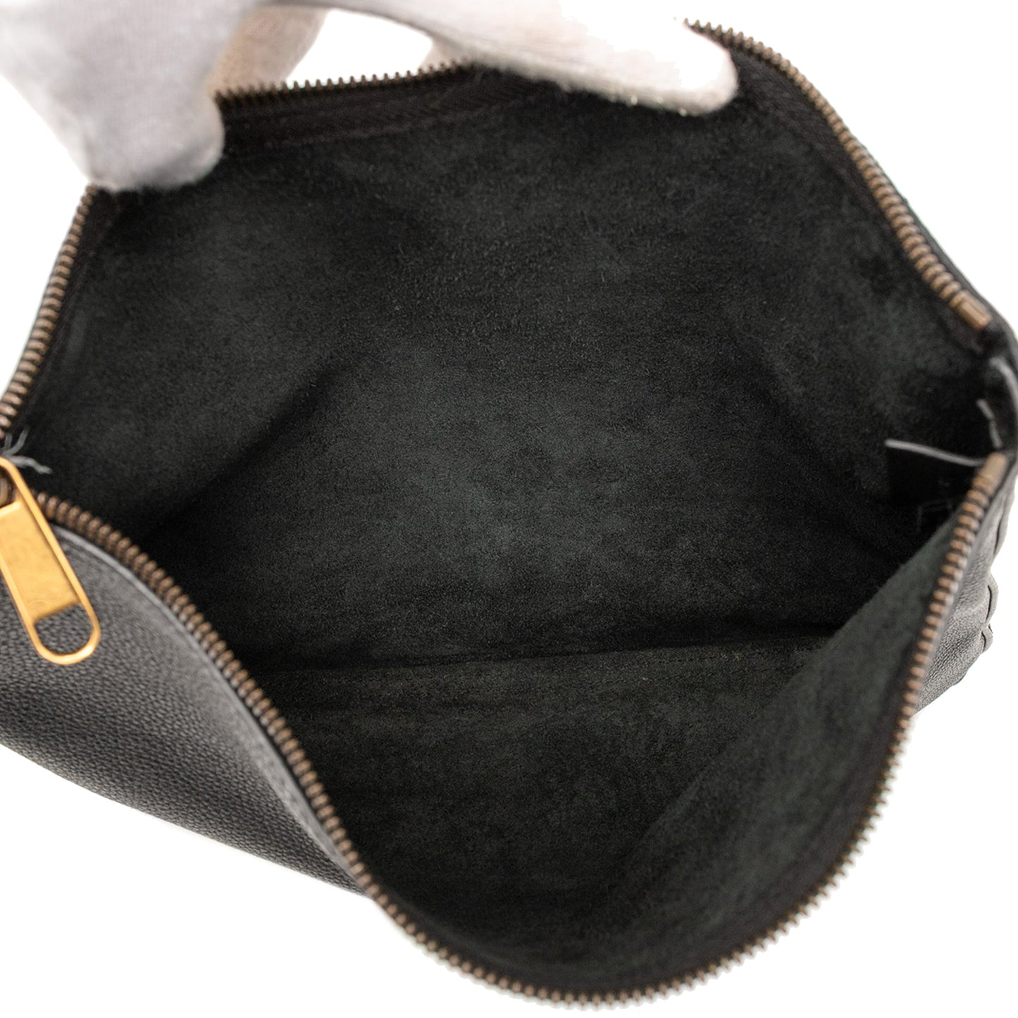 Gucci Medium Leather Logo Portfolio Clutch