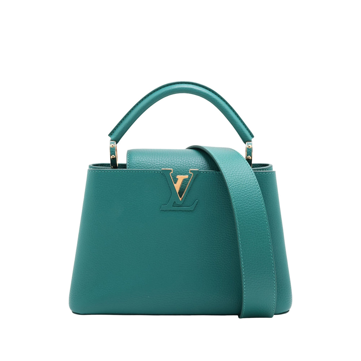 Louis Vuitton Taurillon Capucines BB — Green